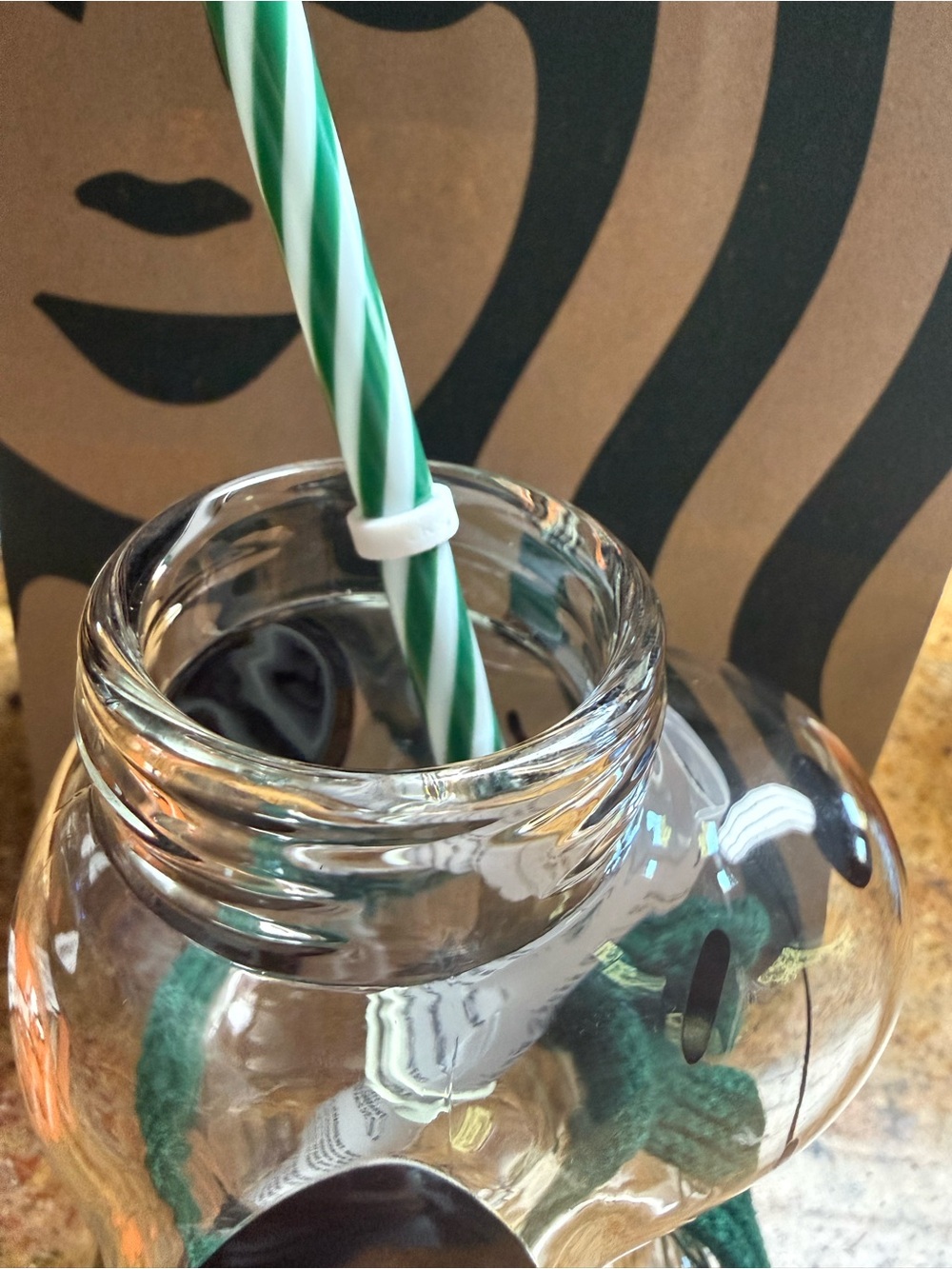 Starbucks Limited Edition Snoopy Glass Cup and Pin Set - Picture 16 of 16